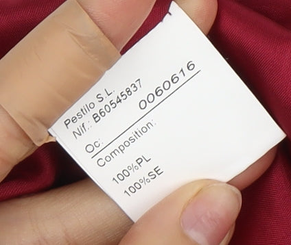 Presen Women's Red Pencil Skirt Bow Accent Size 14