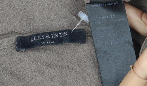 AllSaints Women’s Brown Viscose Camisole Tank Top