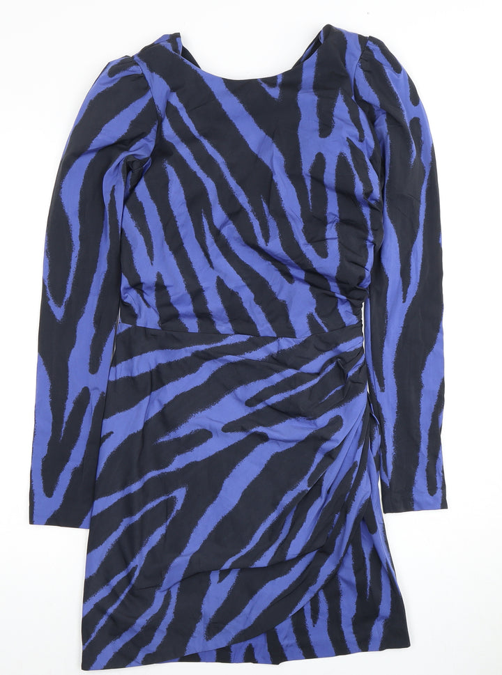 Reiss Women's Multicoloured Bodycon Dress Size 8