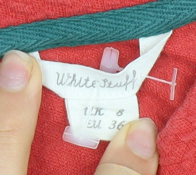 White Stuff Women's Red Knit Dress UK 8