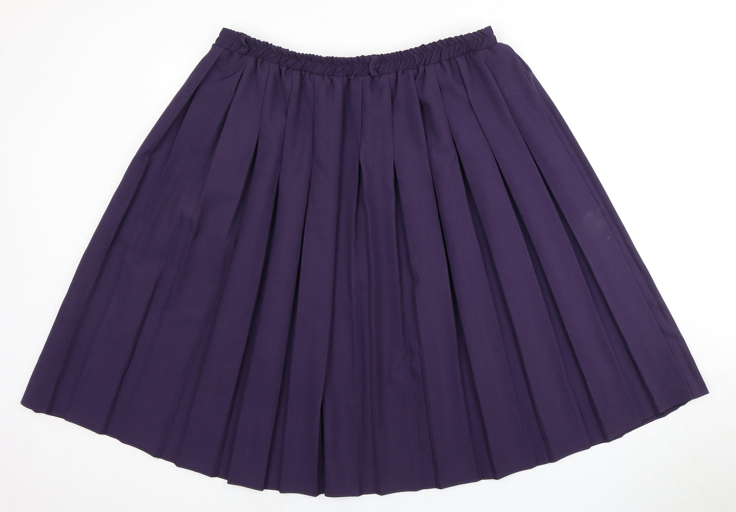 Bonmarché Women's Purple Pleated Skirt Size 20