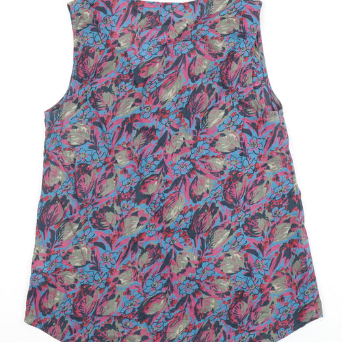 Seasalt Women's Floral Tank Top Size 10 Multicoloured