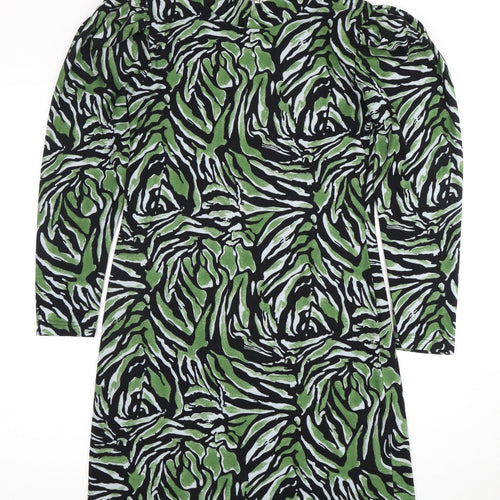 LYCIA Women's Multicoloured XL Animal Print Dress