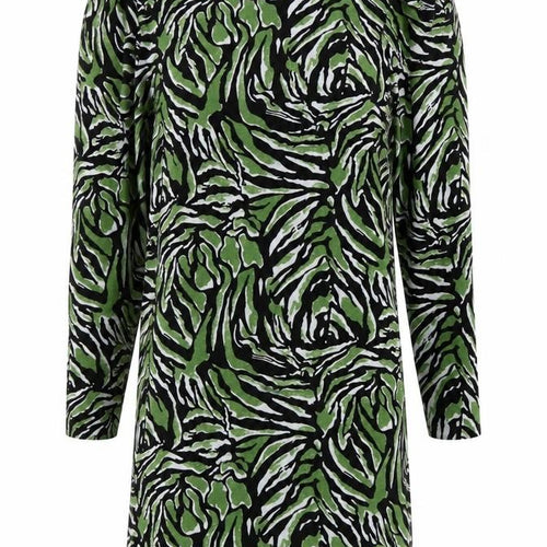 LYCIA Women's Multicoloured XL Animal Print Dress