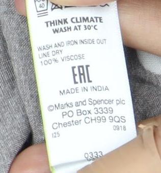 Marks and Spencer Women’s Grey Polka Dot Blouse