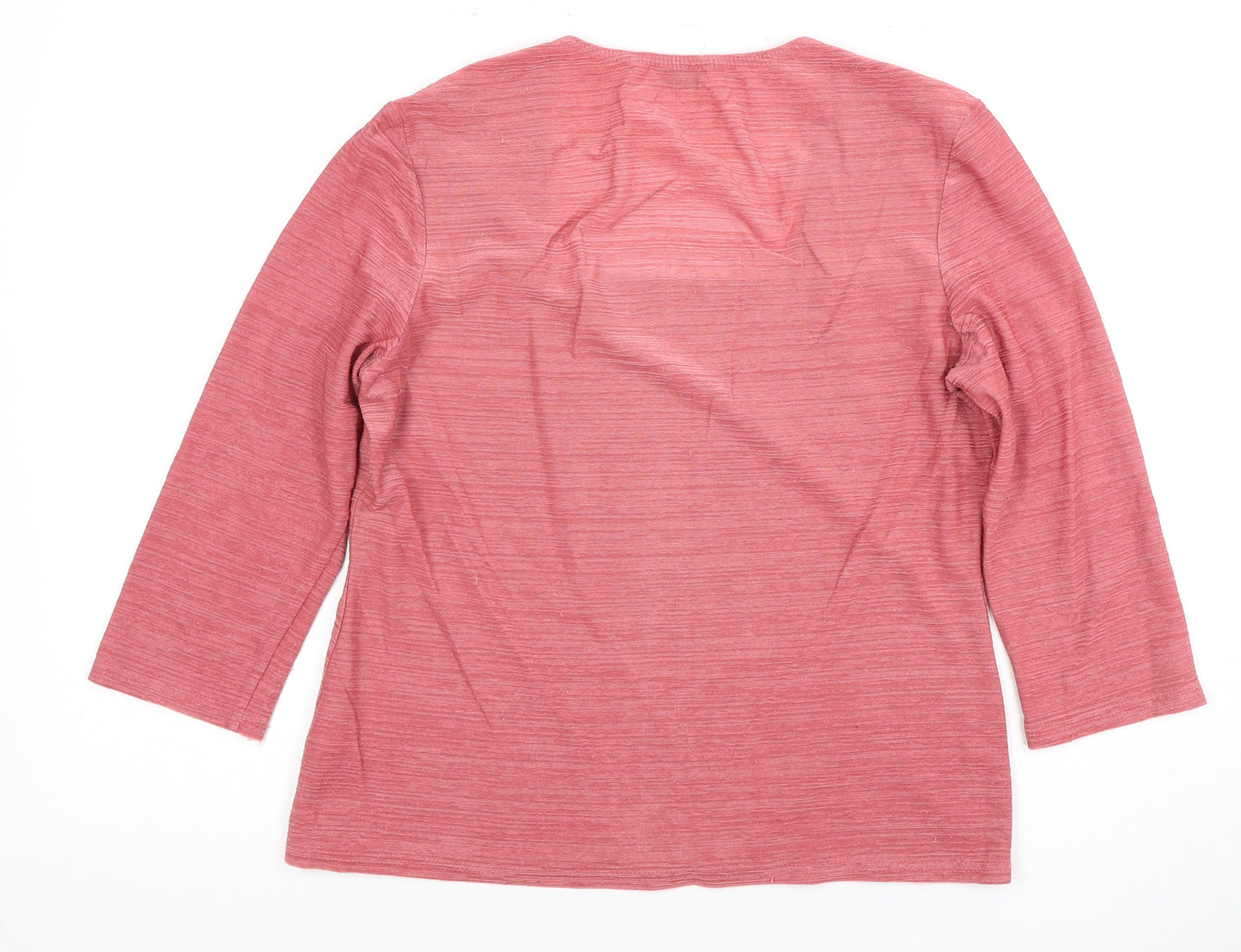 Kaliko Women's Pink Top, Size 14, Square Neck Design