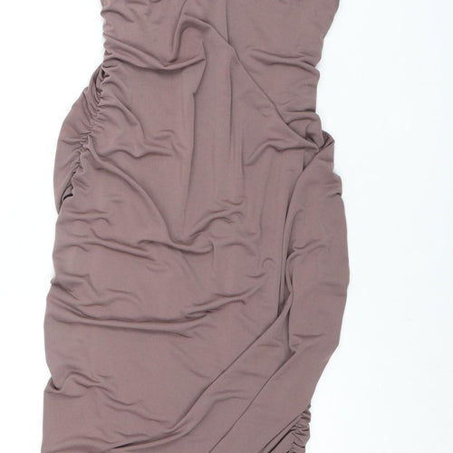 Boohoo Women's Purple Bodycon Dress Size 6
