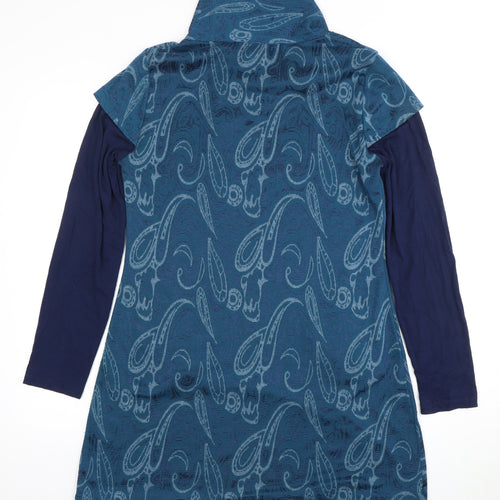 Joe Browns Women's Blue Paisley Casual Dress - UK 12