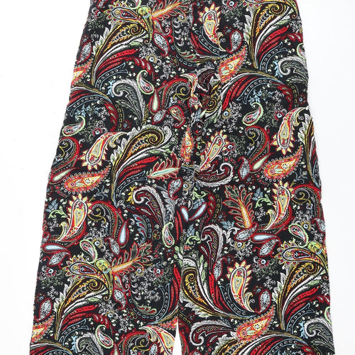 Marks and Spencer Women's Multicoloured Paisley Trousers
