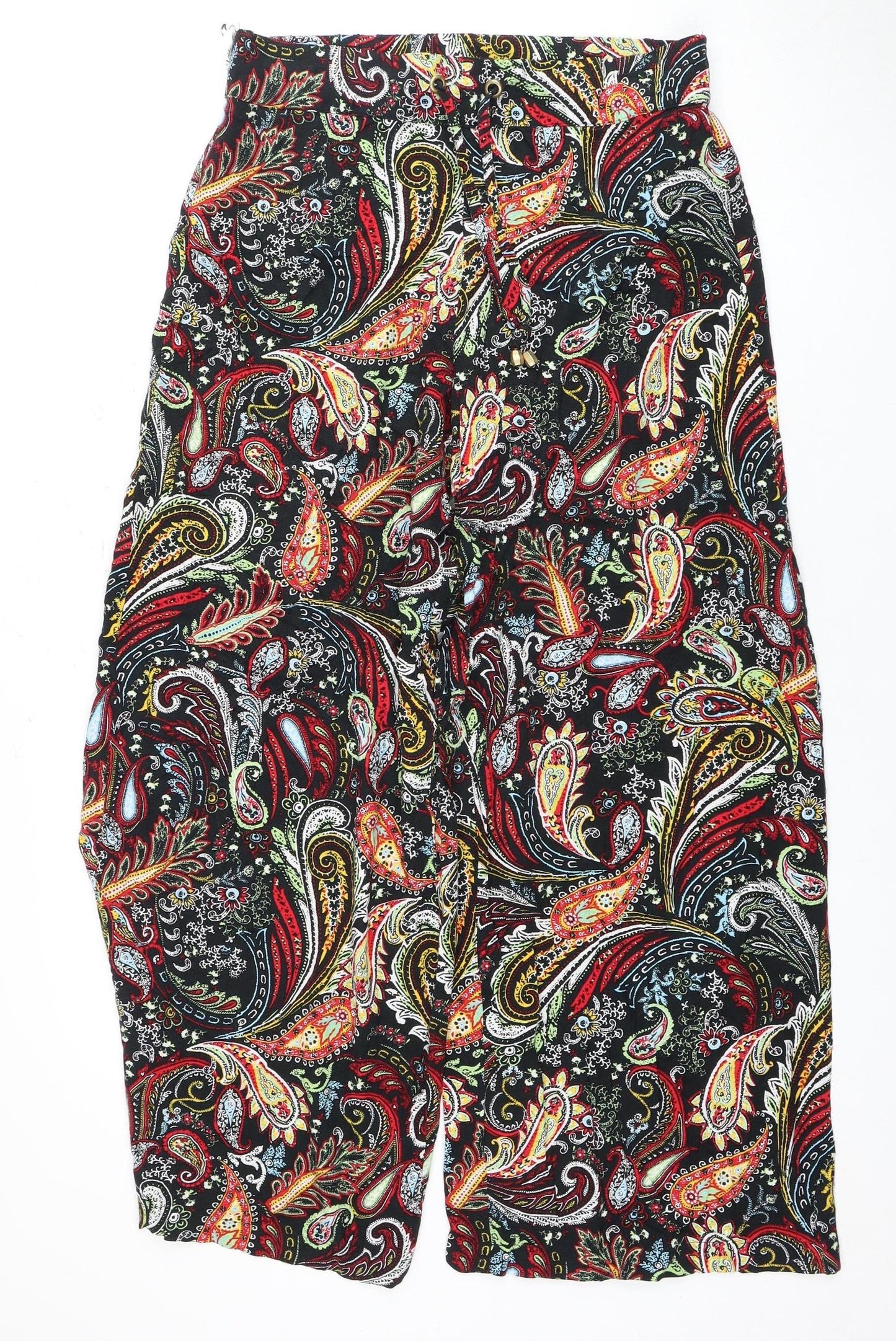 Marks and Spencer Women's Multicoloured Paisley Trousers