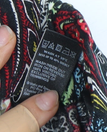 Marks and Spencer Women's Multicoloured Paisley Trousers