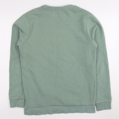 MP Men's Green Pullover Sweatshirt S - Casual Logo Style