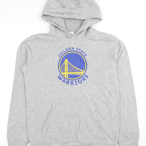 NBA Boys Grey Golden State Warriors Pullover Hoodie
