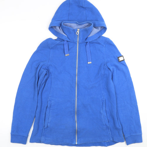 Regatta Women's Blue Full Zip Hoodie Size 12
