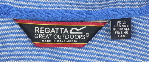 Regatta Women's Blue Full Zip Hoodie Size 12