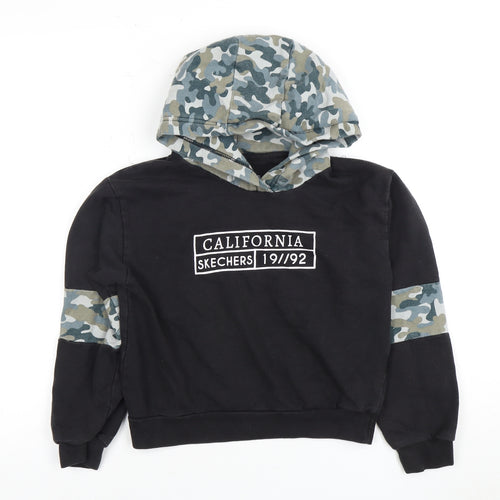 Skechers Boys Black Pullover Hoodie 10-11 Years