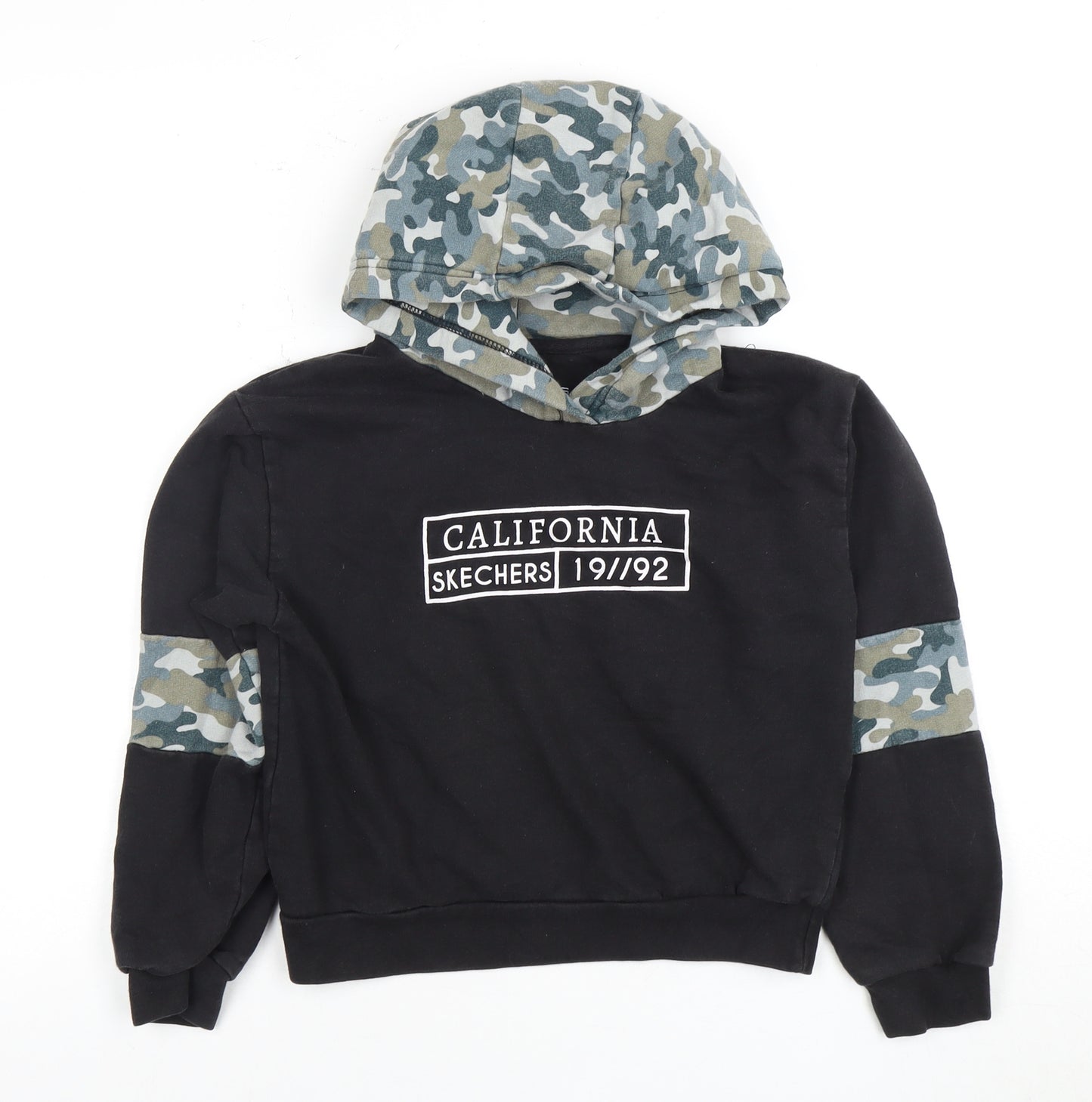Skechers Boys Black Pullover Hoodie 10-11 Years