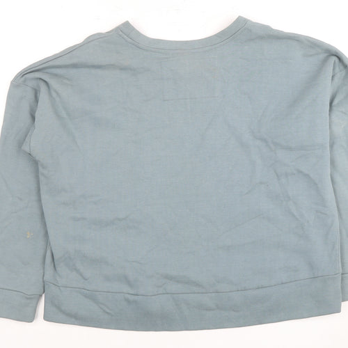 FC Jeans Women's Blue Graphic Sweatshirt Size 8