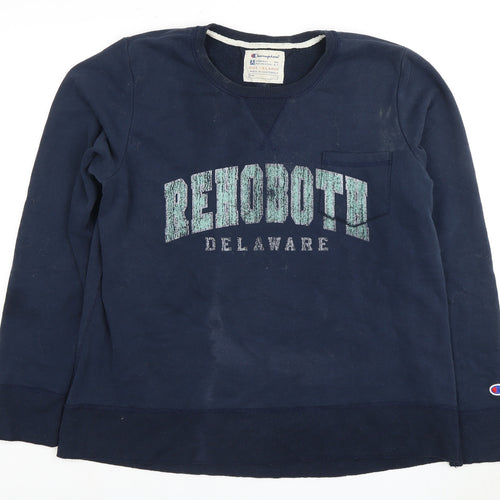 Champion Unisex Blue Pullover Sweatshirt XL