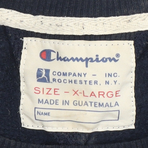 Champion Unisex Blue Pullover Sweatshirt XL