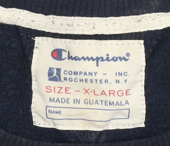 Champion Unisex Blue Pullover Sweatshirt XL