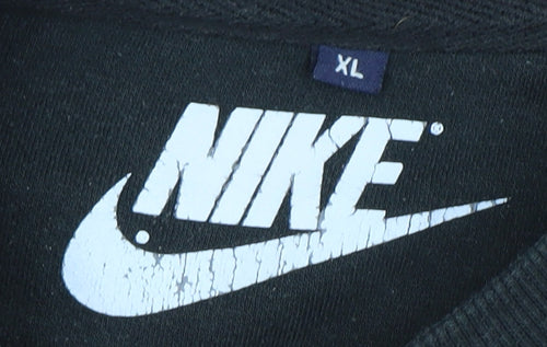 Nike Men's Black XL Pullover Sweatshirt with Logo