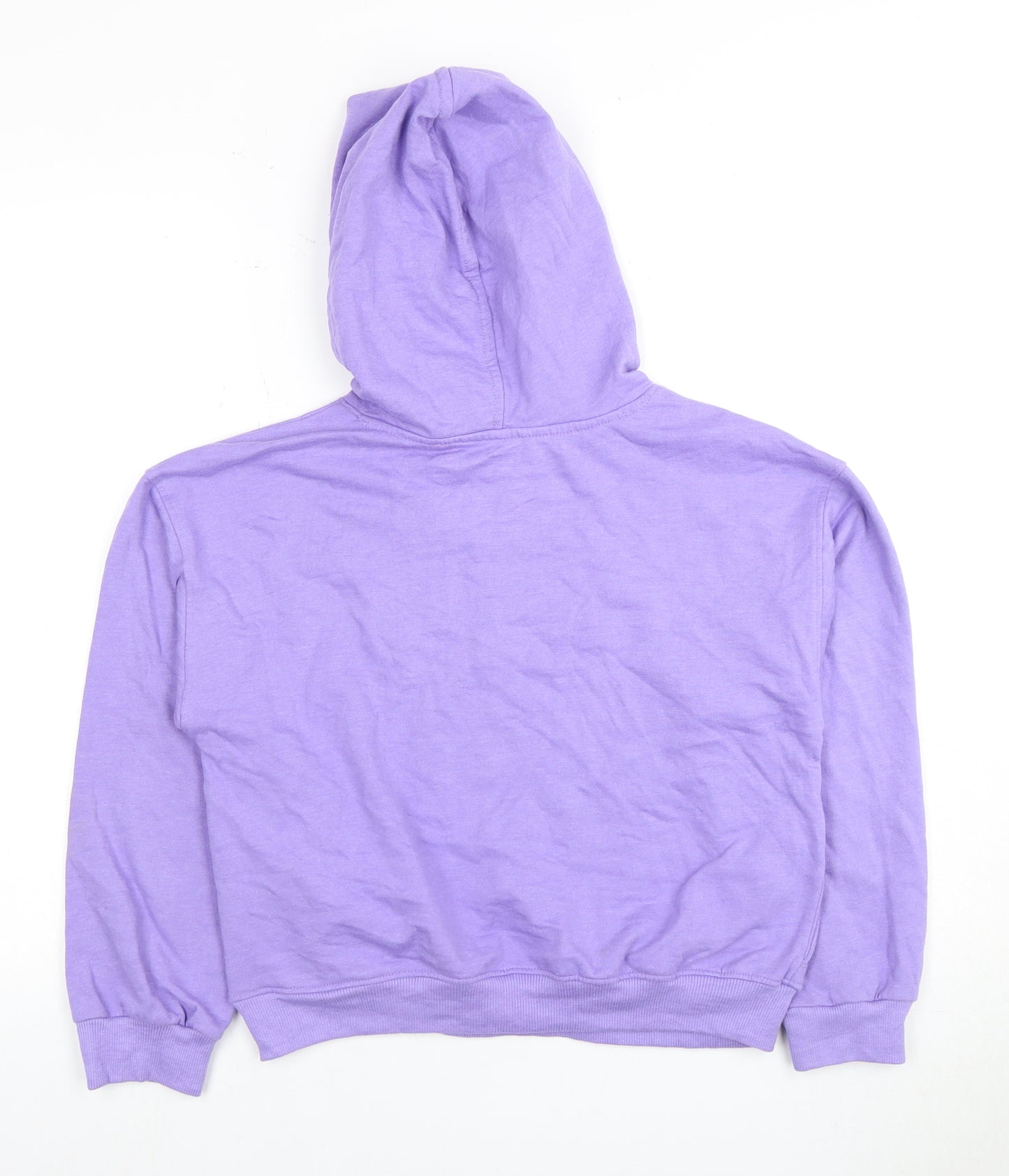 DKNY Girls Purple Logo Hoodie XL