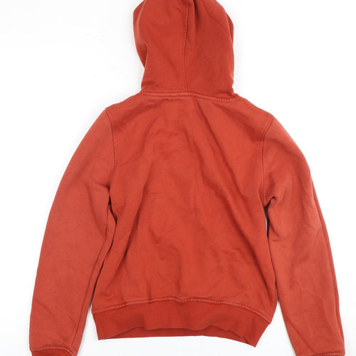 Saltrock Boys Red Pullover Hoodie 9-10 Years - Embroidered Logo