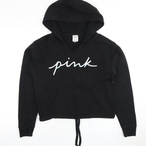 Victoria's Secret PINK Black XS Women's Logo Hoodie