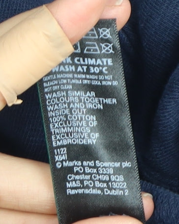 Marks and Spencer Women's Blue Pullover Sweatshirt Size 16