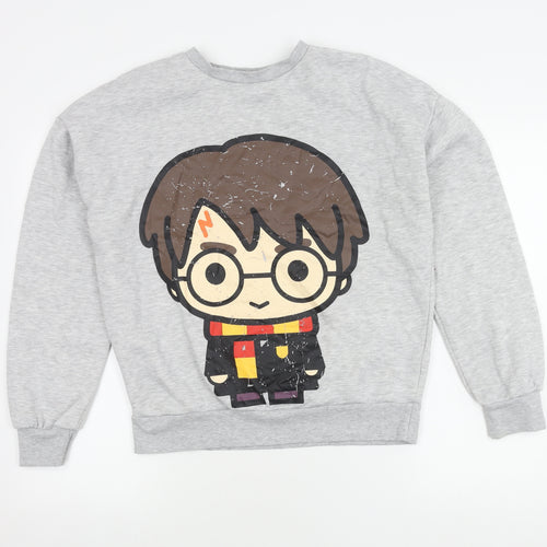 Harry Potter Unisex Grey Sweatshirt S Pullover Graphic