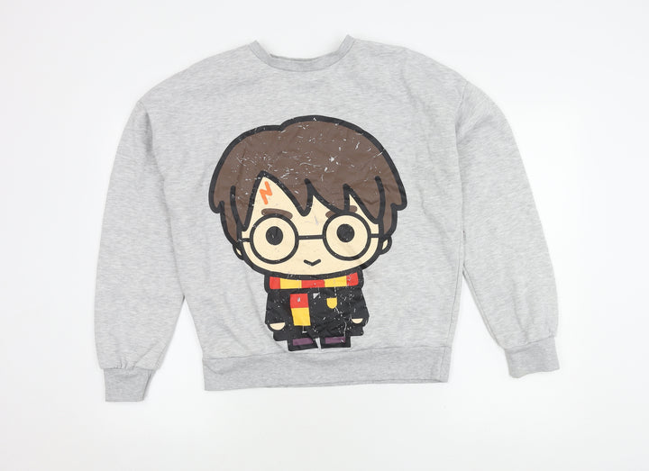 Harry Potter Unisex Grey Sweatshirt S Pullover Graphic