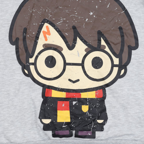 Harry Potter Unisex Grey Sweatshirt S Pullover Graphic