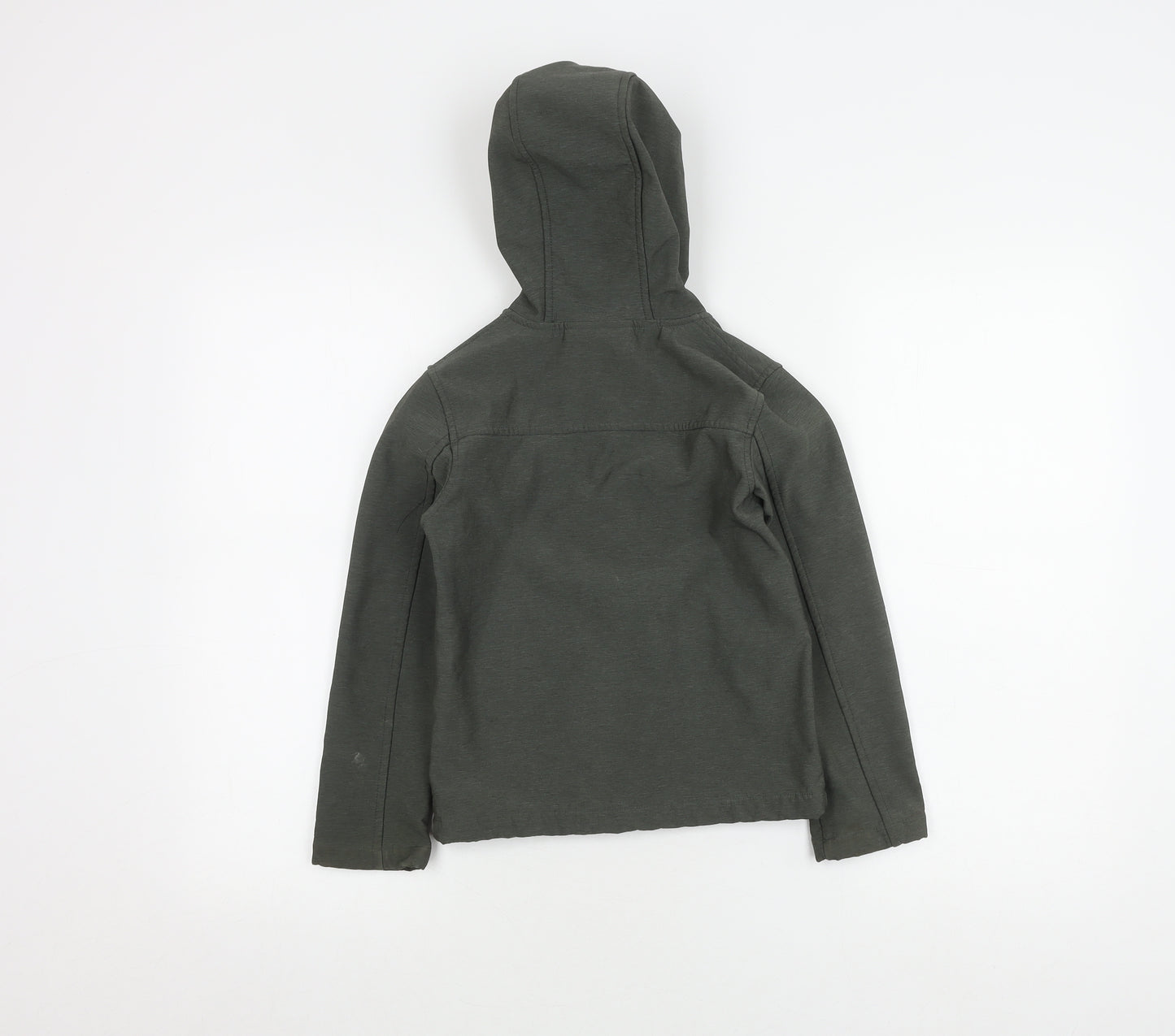 Mountain Warehouse Boys Green Soft Shell Hooded Jacket 7-8 Years