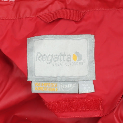 Regatta Men's Red Waterproof Jacket L