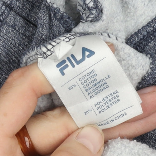 Fila Men’s Grey Hooded Jacket Medium Casual