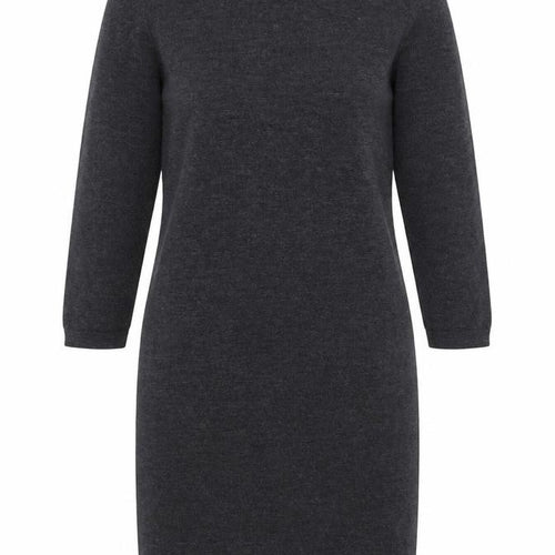 Boden Women's Grey 3/4 Sleeve Studded Dress Size 14