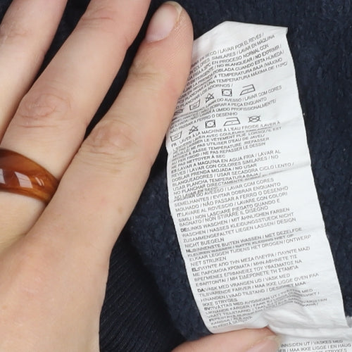 Converse Boys Black Hooded Jacket Size 10-12, Full Zip, Casual