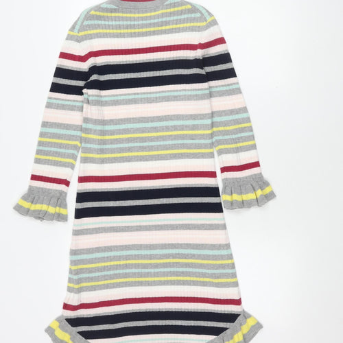 Ted Baker Women's Multicoloured Striped Knit Dress Size 6