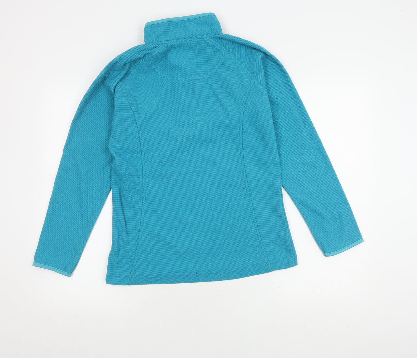 Peter Storm Women's Blue High Neck Zip Sweatshirt Size 12