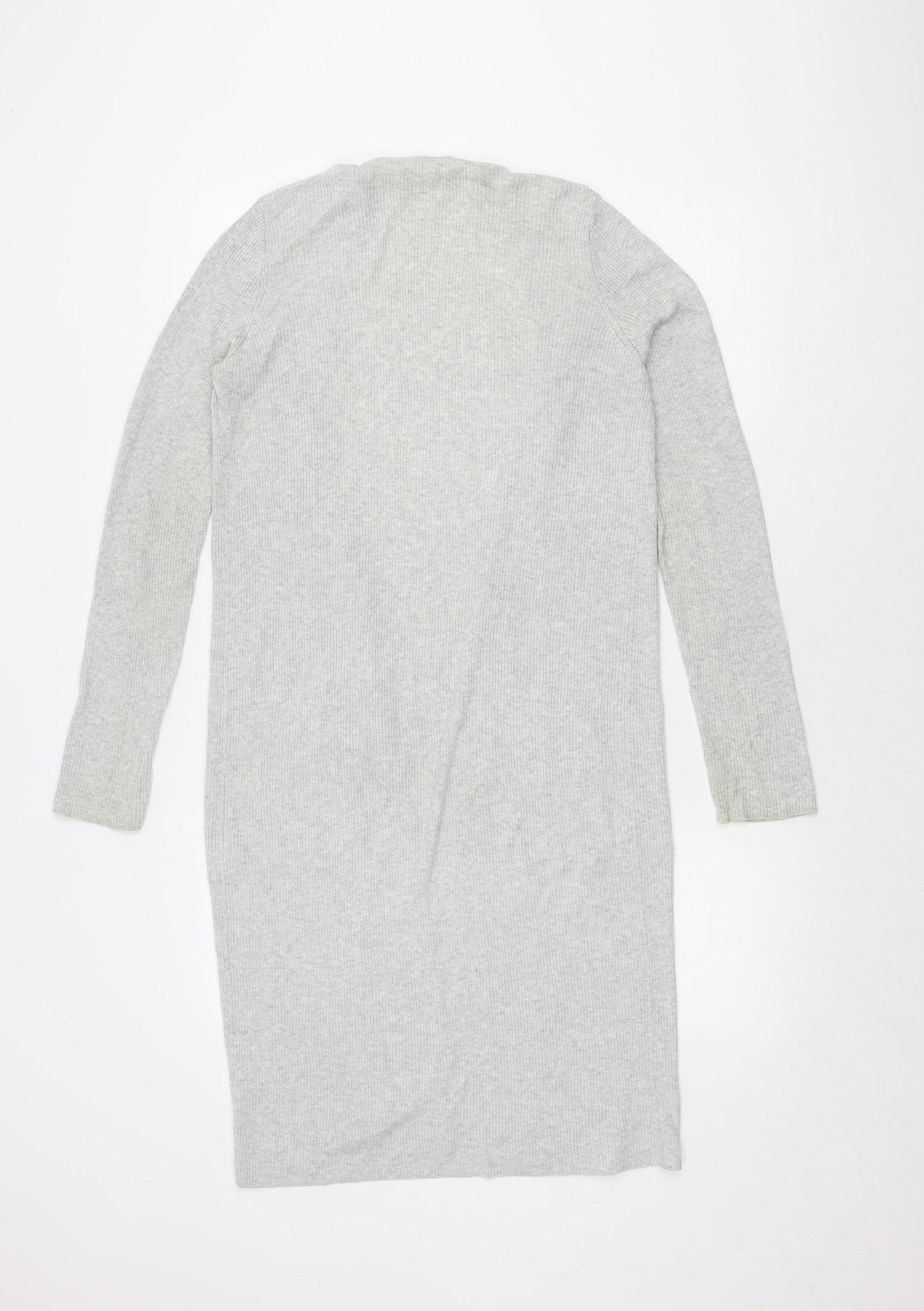 White Label Women's Grey Cardigan, M, Cotton Blend