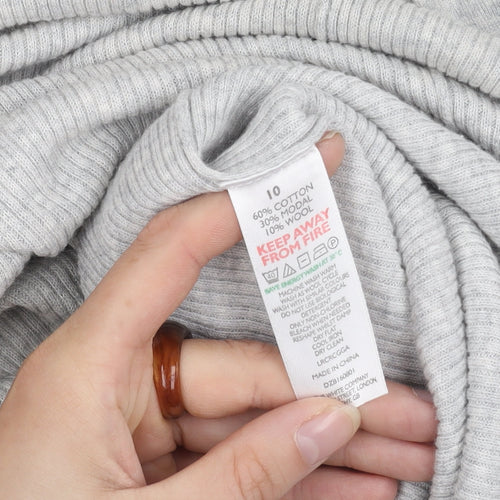 White Label Women's Grey Cardigan, M, Cotton Blend