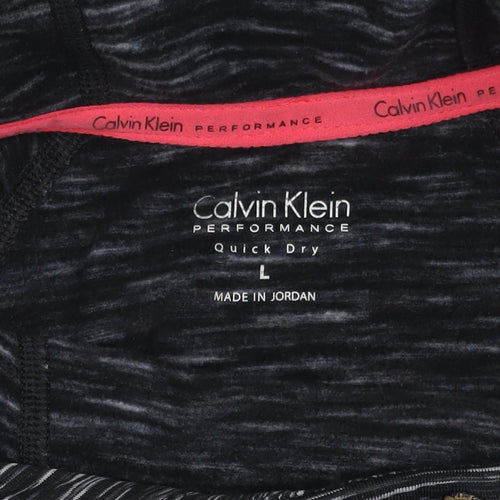 Calvin Klein Women's Black Large Pullover Hoodie