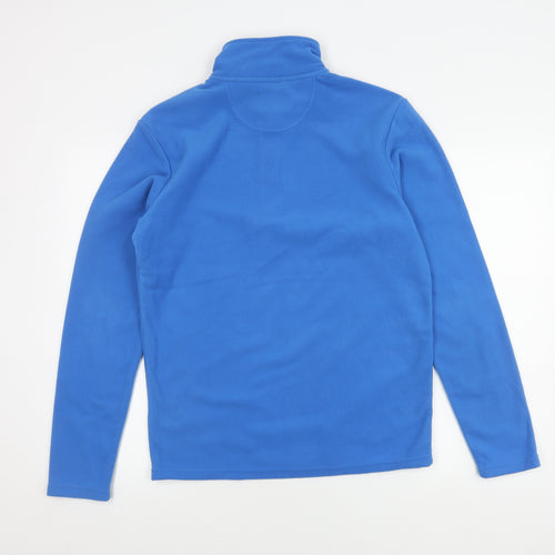 Peter Storm Men's Blue Fleece Pullover Sweatshirt, S