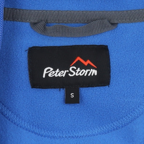 Peter Storm Men's Blue Fleece Pullover Sweatshirt, S