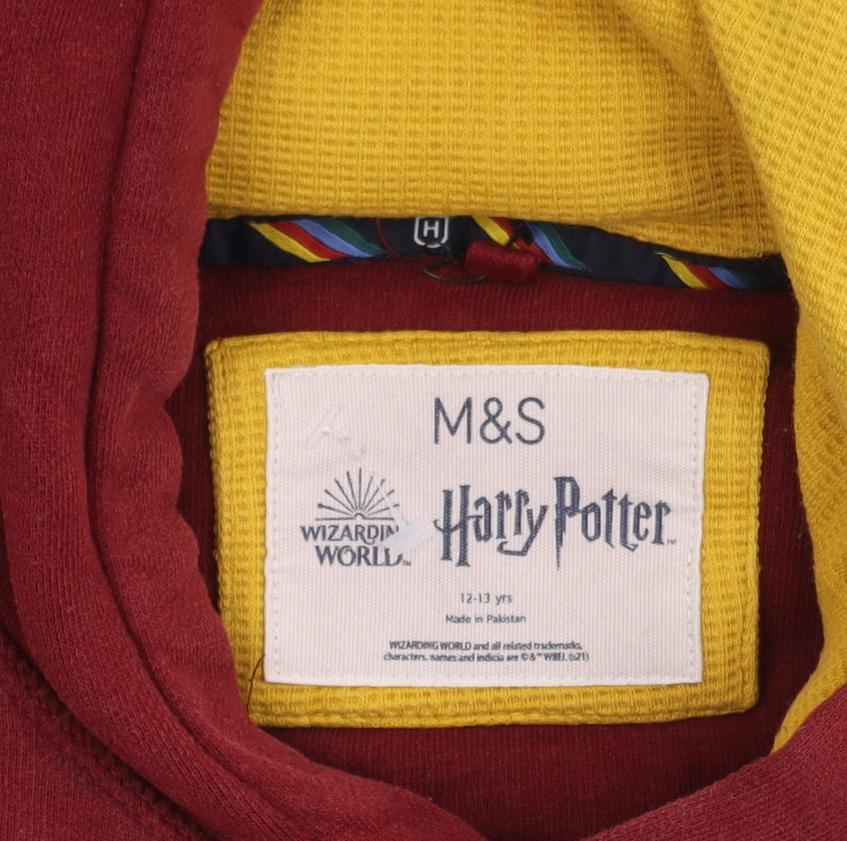 Marks and Spencer Boys Red Harry Potter Hoodie 12-13 Years