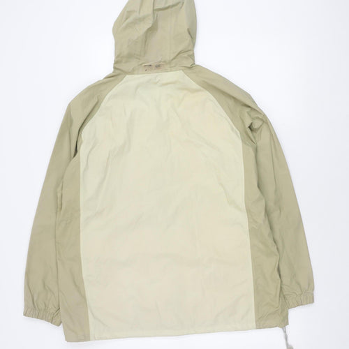Gelet Women's Beige Rain Coat Size 18 Hooded Casual