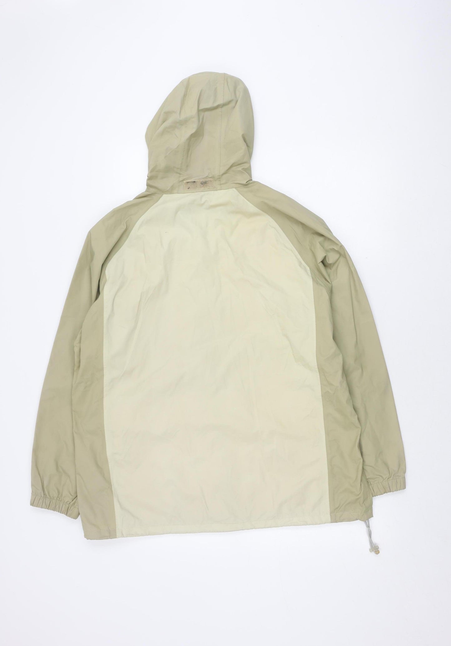 Gelet Women's Beige Rain Coat Size 18 Hooded Casual