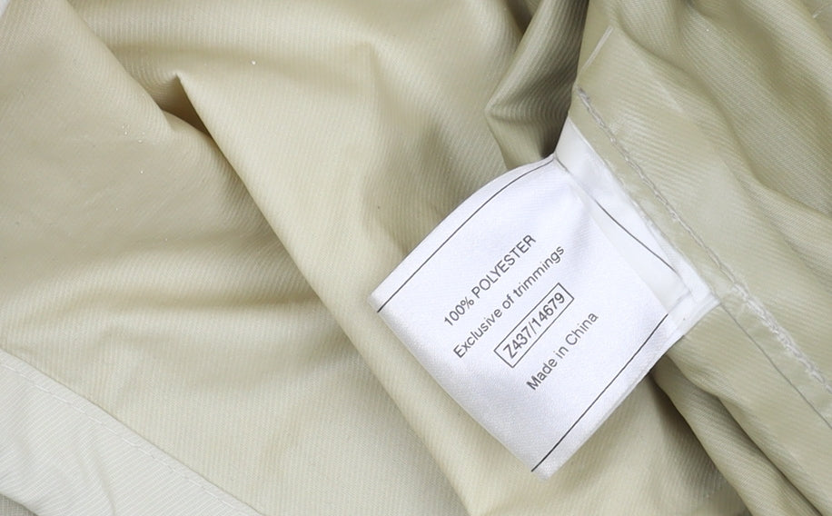 Gelet Women's Beige Rain Coat Size 18 Hooded Casual