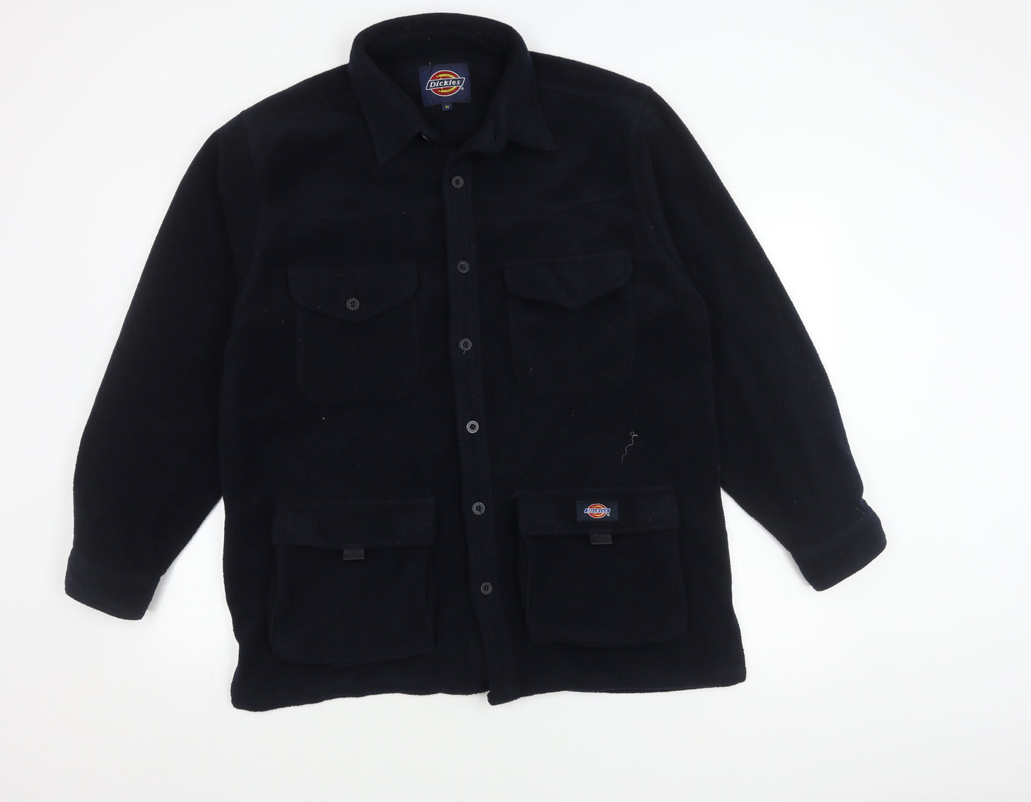Dickies Men's Black Fleece Jacket M - Autumn Winter Outdoor